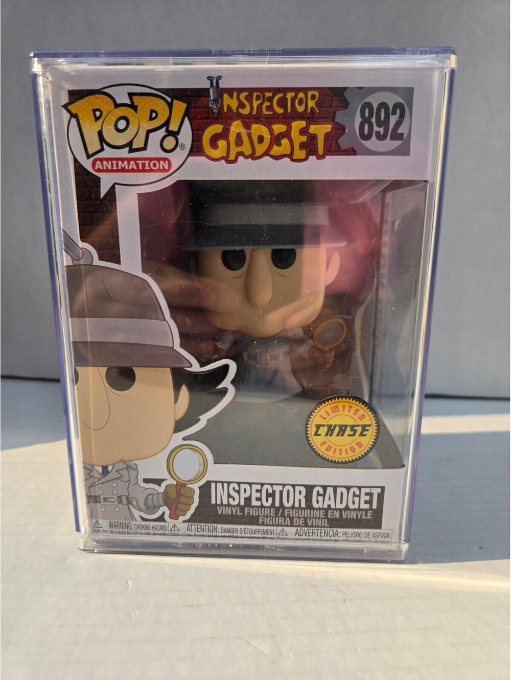 Funko Pop! Inspector Gadget #892 Vinyl Figure Limited Chase Edition in plastic